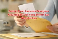 Contoh Surat Lamaran Pekerjaan Cleaning Service yang Efektif dan Meyakinkan