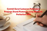 Contoh Surat Lamaran Pekerjaan Penjaga Stand Pameran yang Menarik Perhatian HRD Contoh Surat Lamaran Pekerjaan Penjaga Stand Pameran yang Menarik Perhatian HRD