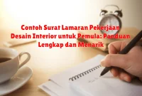 Contoh Surat Lamaran Pekerjaan Desain Interior untuk Pemula: Panduan Lengkap dan Menarik